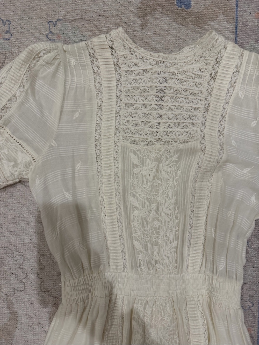 LoveShackFancy LEIGHTON DRESS - RIVIERA - Picture 5 of 6